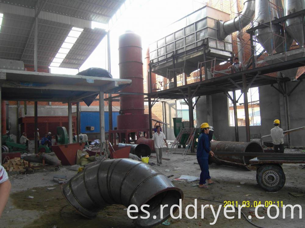 Spin Flash Dryer for Chemical Powder